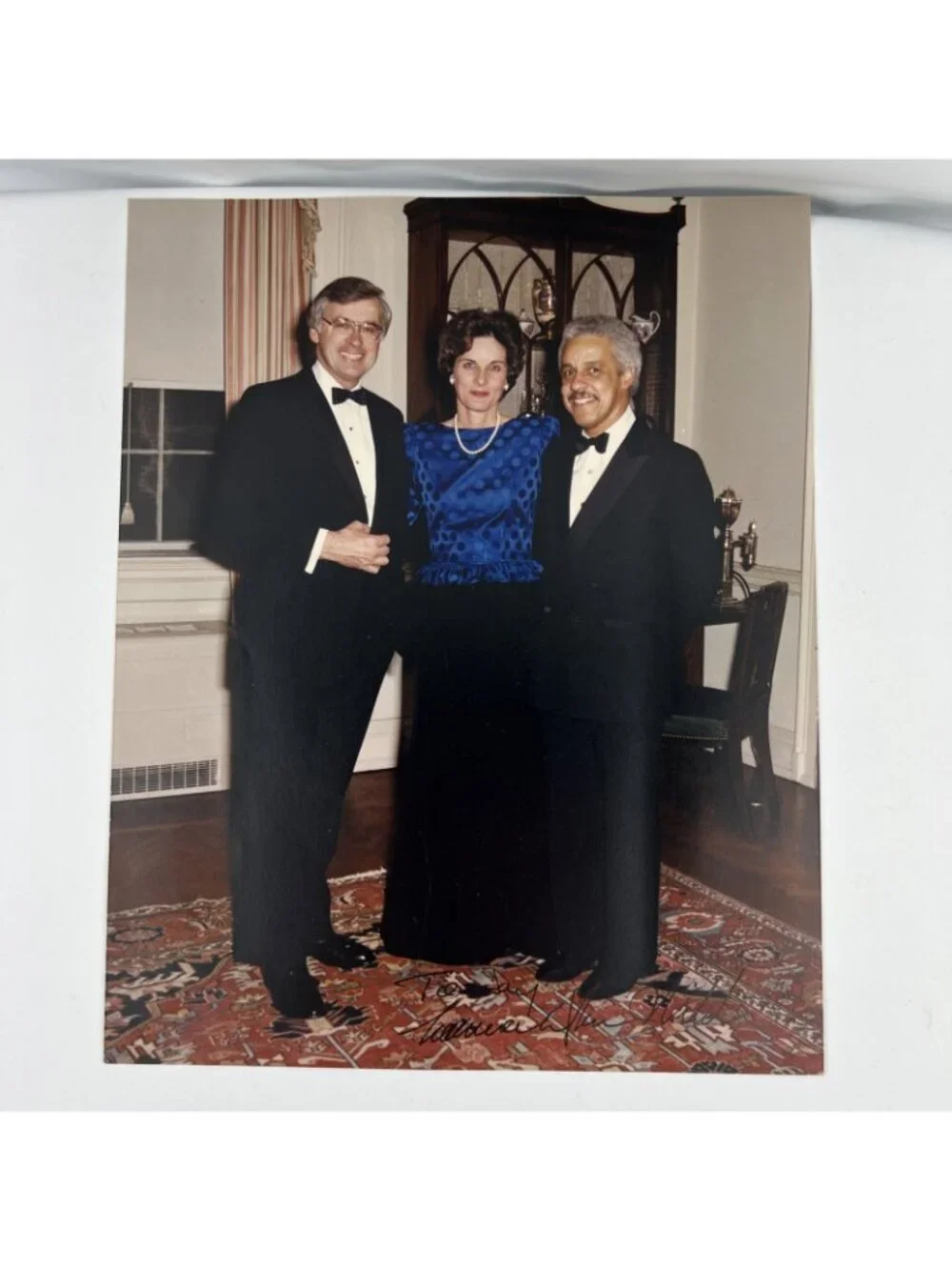 L Douglas Wilder 7 Photos 3 Are Signed 8x10 Virginia Governor Nelson Mandela